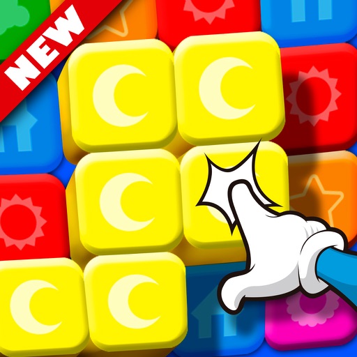 Toy cubes collapse: Tap crunch iOS App