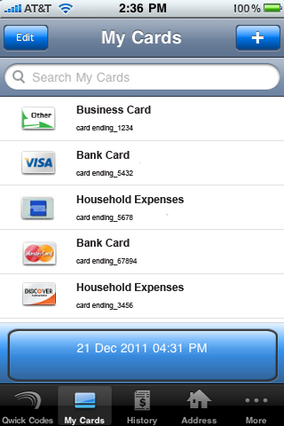 Qwick Codes Mobile Wallet screenshot 3