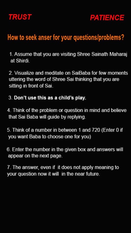 Sai Baba Question & Answers screenshot-0