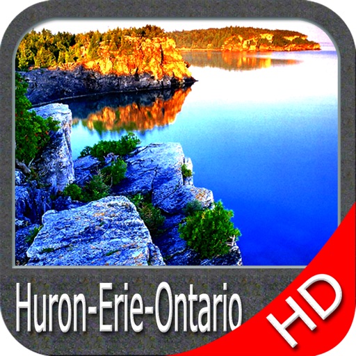 Marine : (Huron-Erie-Ontario) HD GPS Map Navigator