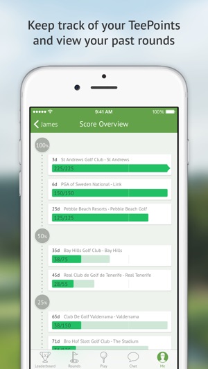 TeeApp - Golf Community, Scorecard and Stats(圖3)-速報App