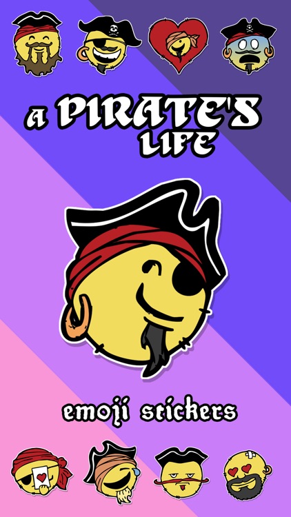 A Pirate's Life Emoji Stickers