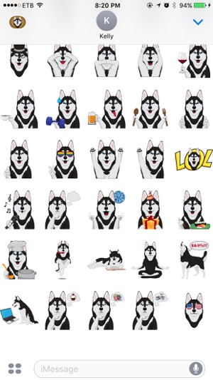 HuskEmoji - Huskymoji sticker keyboard(圖2)-速報App