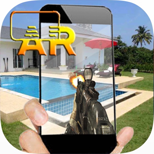 Ego Gun Shooter Augmented Reality Icon