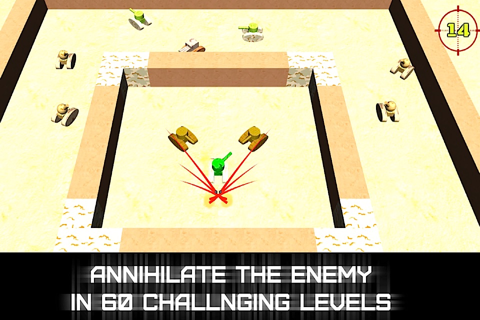 Tanks Assault - arcade tank battle game screenshot 2