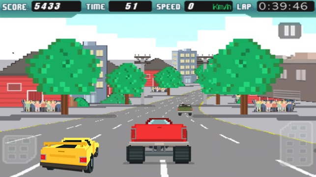 Blocky Racing - Race Block Cars on City Roads(圖3)-速報App