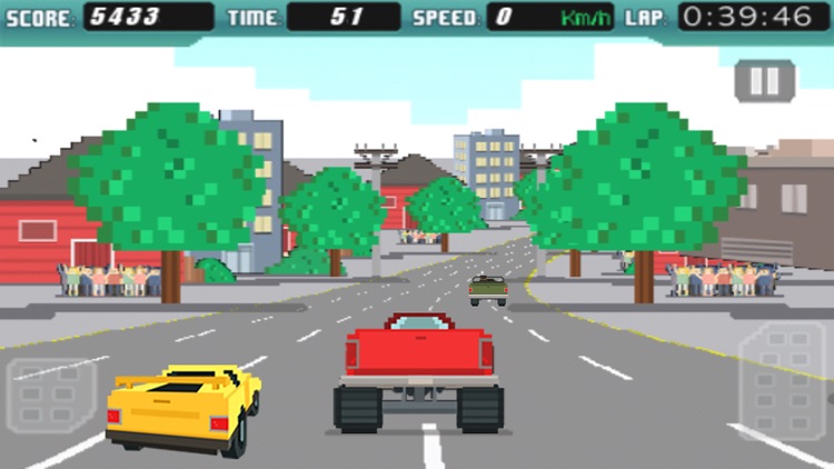 Blocky Racing - Race Block Cars on City Roads