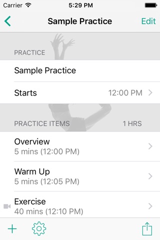 InfiniteGymnastics Practice Planner screenshot 2