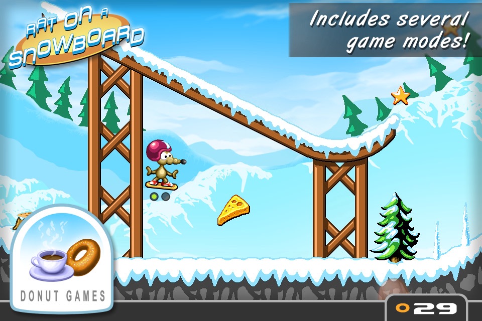 Rat On A Snowboard screenshot 3