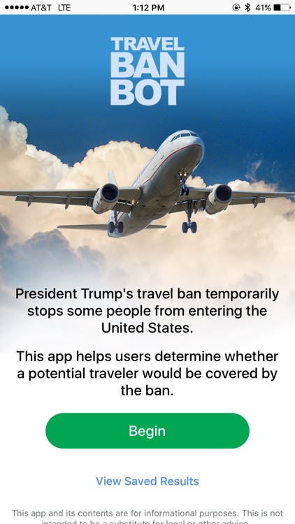 Travel Ban Bot