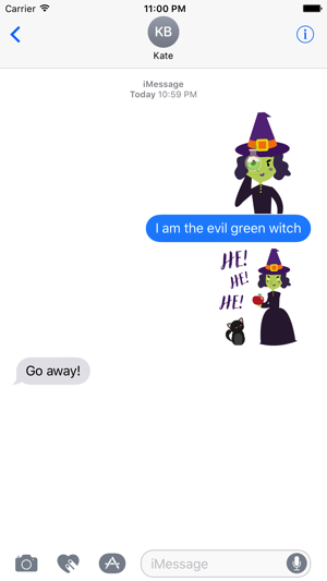 Animated Evil Green Witch Stickers Pack(圖3)-速報App