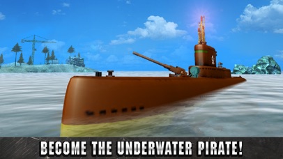 Pirate Submarine Driving Simulator 3D Screenshot 1