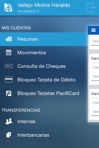 Banco del Pacífico screenshot 3