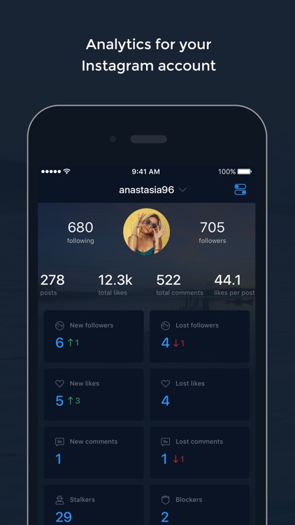 Followers Tracker & Likes Analytics for Instagram