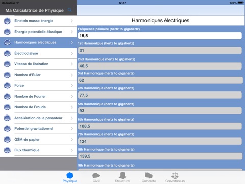 My Physics Calculator screenshot 2