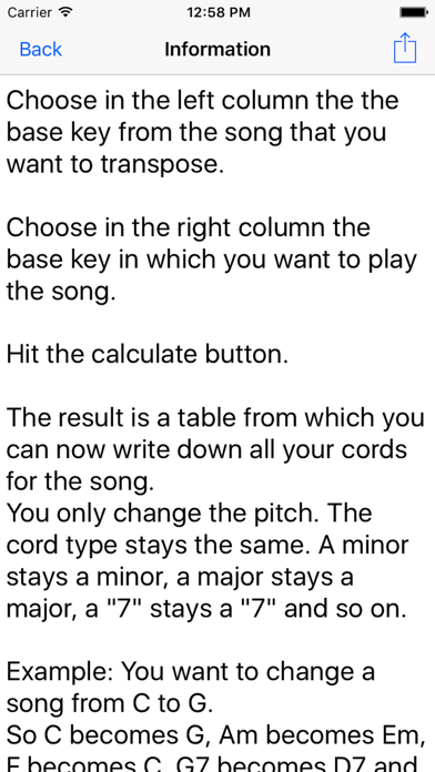 Easy Music Transposer screenshot 2