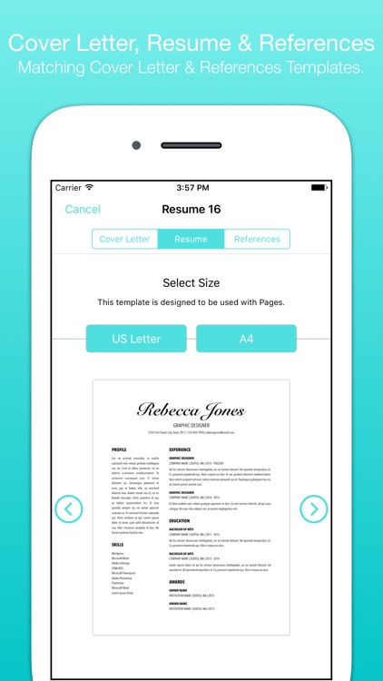 Resume Templates for Pages (by Nobody)