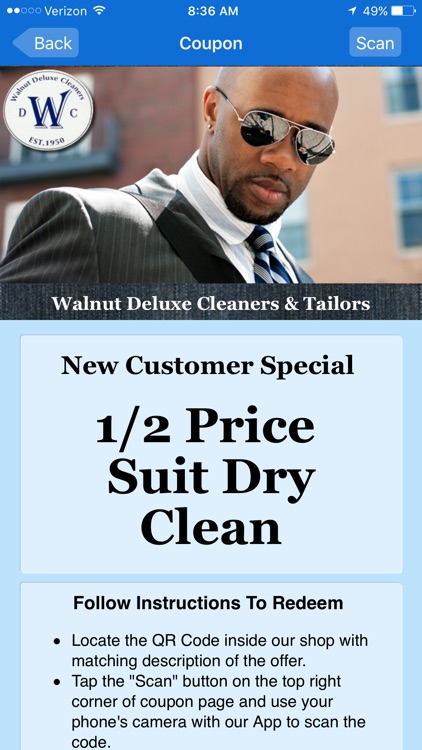Walnut Deluxe Cleaners & Tailors screenshot-3