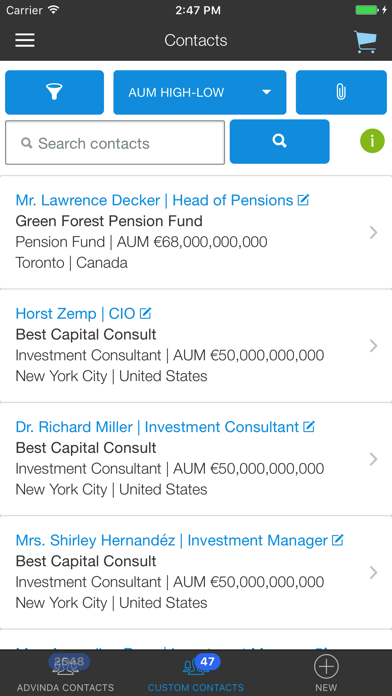 advinda Investor Cloud screenshot 2
