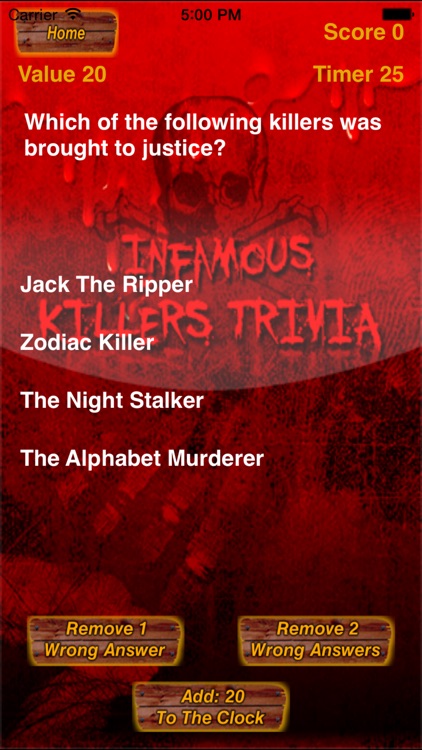 Infamous Killer Trivia