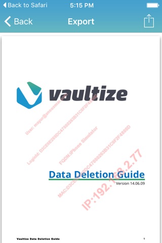Vaultize DRM Client (vDRM) screenshot 4