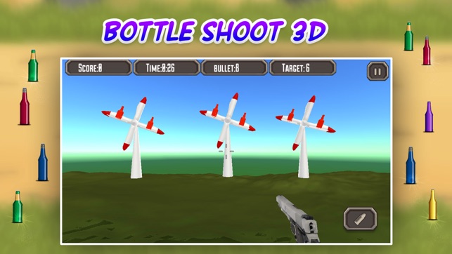 Bottle Shoot 3D : Sniper Shooting(圖5)-速報App