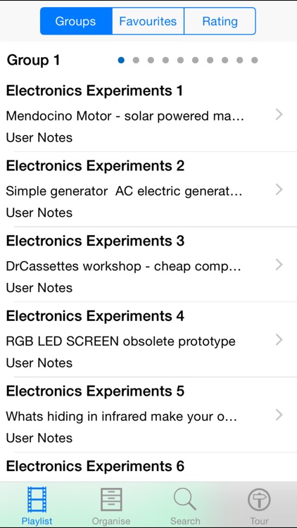 Electronics Experiments