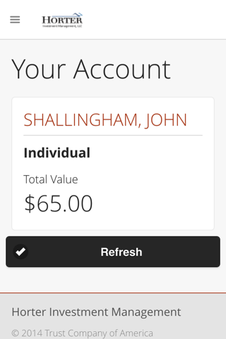 Horter Investment Management App screenshot 2