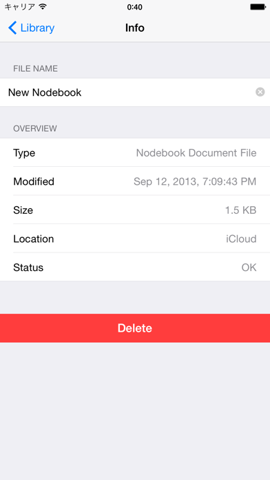 How to cancel & delete Nodebook - Organize Your Ideas from iphone & ipad 4