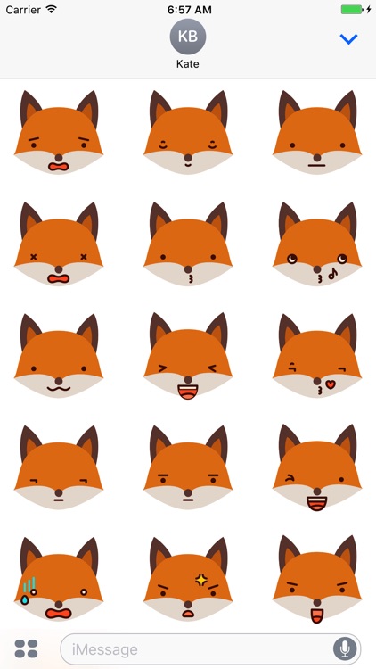 Fox Emojis Stickers