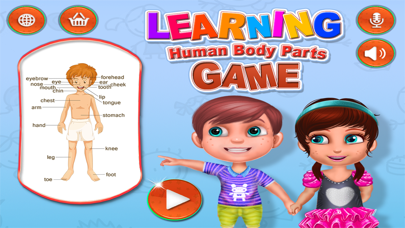 How to cancel & delete Learning Human Body Parts Game from iphone & ipad 1