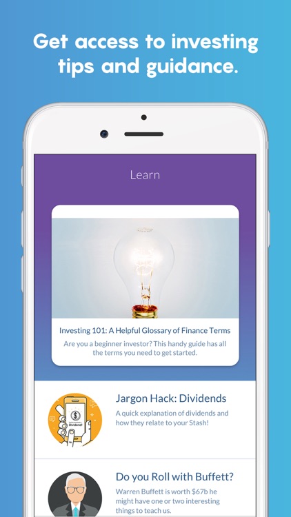 Stash Invest: Investing & Financial Education screenshot-3