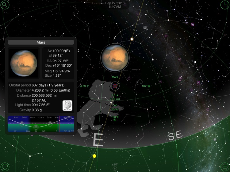 GoSkyWatch Planetarium for iPad - Astronomy Guide screenshot-0