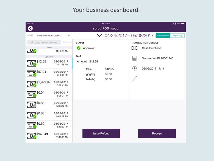 sproutPOS Mobile Point Of Sale for iPad screenshot-4