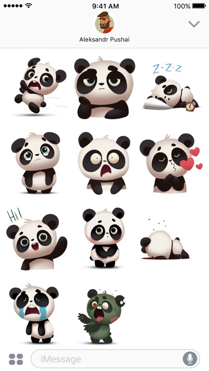 Panda! Stickers & Emoji screenshot-3
