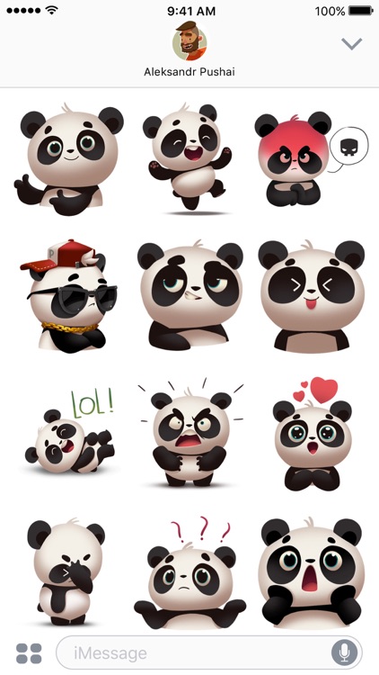 Panda! Stickers & Emoji