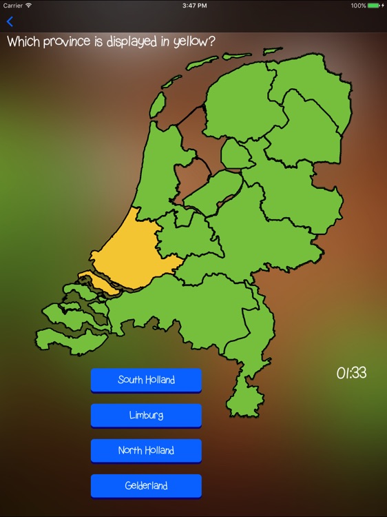 TopoTrainer Netherlands - Geography for everyone!