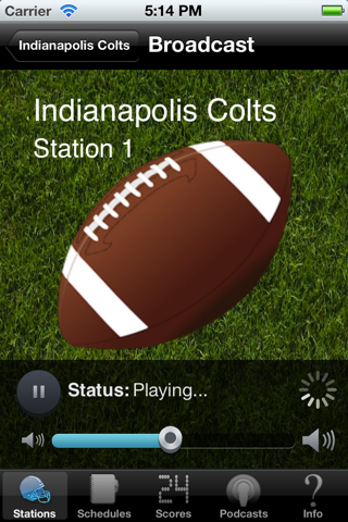 Indianapolis Football - Radio, Scores & Schedule screenshot 2