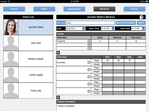 WorkoutJournal Pro screenshot 3