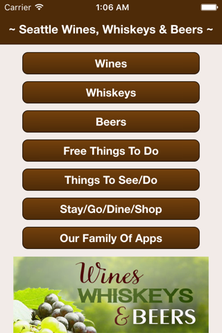 Seattle Wines, Whiskeys & Beers screenshot 2