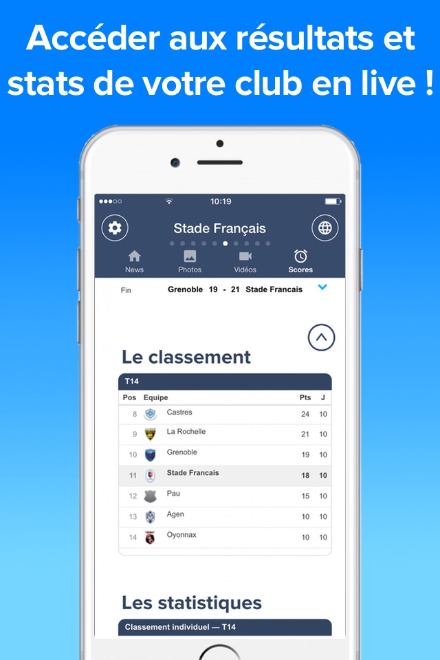 Rugby Addict : l’app 100% rugby screenshot 3