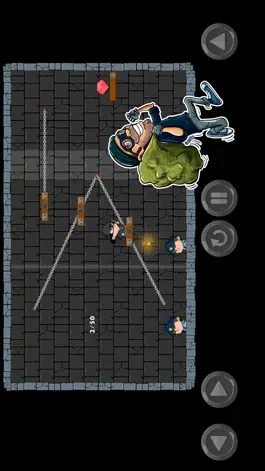 Game screenshot stealing the diamond in Менты и грабитель Игра hack