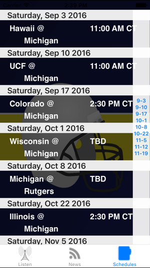 Michigan Football - Radio, Schedule & News(圖4)-速報App