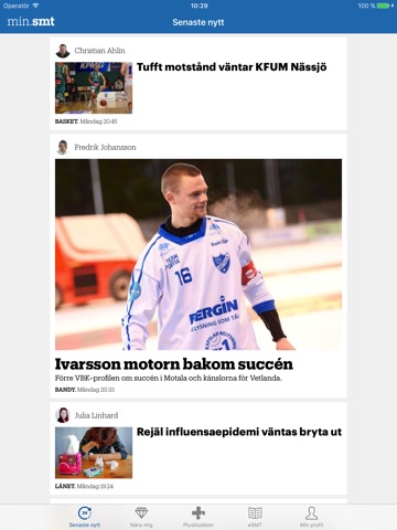 Smålands-Tidningen e-tidning screenshot 4