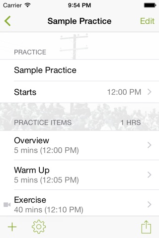 InfiniteSoftball Practice Planner screenshot 2