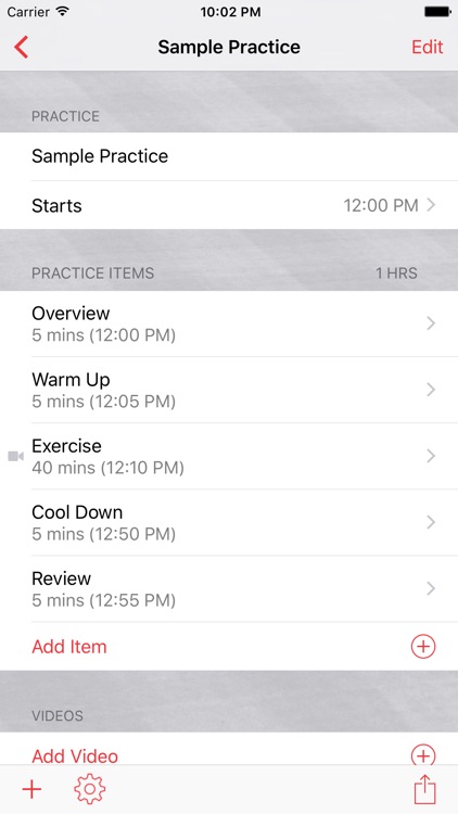 InfiniteBaseball Practice Planner