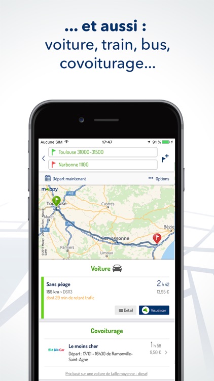 Mappy – Plan, Comparateur d’itinéraires, GPS screenshot-3