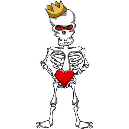 King Bone stickers by Poedil