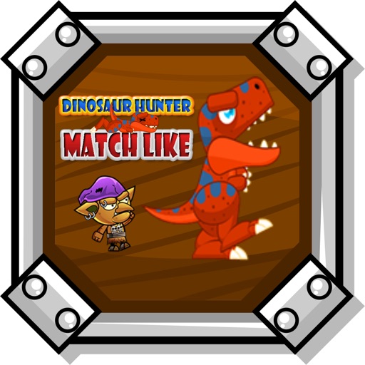 Dinosaur Hunter Match like Icon