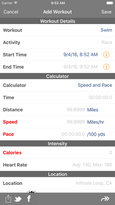 Swim Speeds - Track and log your workouts screenshot 3